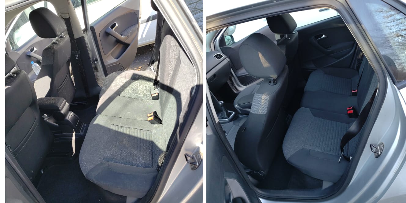Nettoyage banquette voiture Toulouse avant après