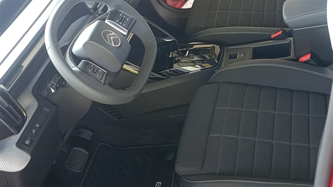 Intérieur Citroën ë-C3 nettoyé
