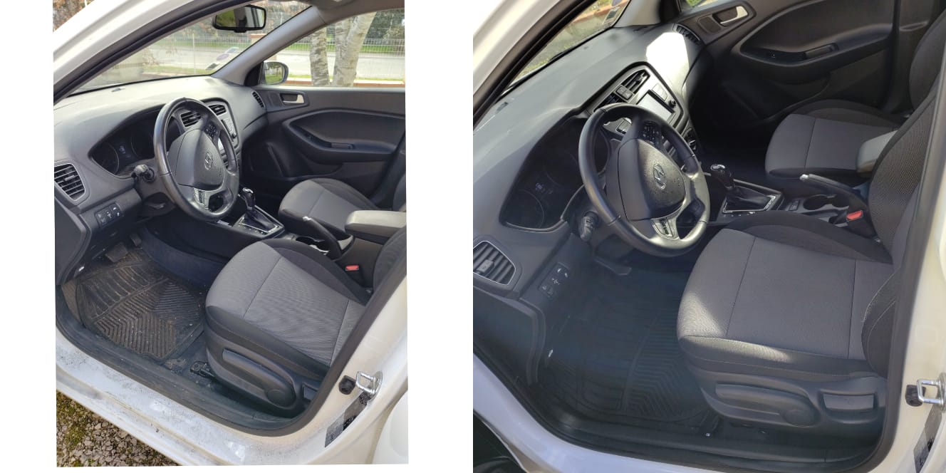 Nettoyage habitacle voiture Toulouse avant après